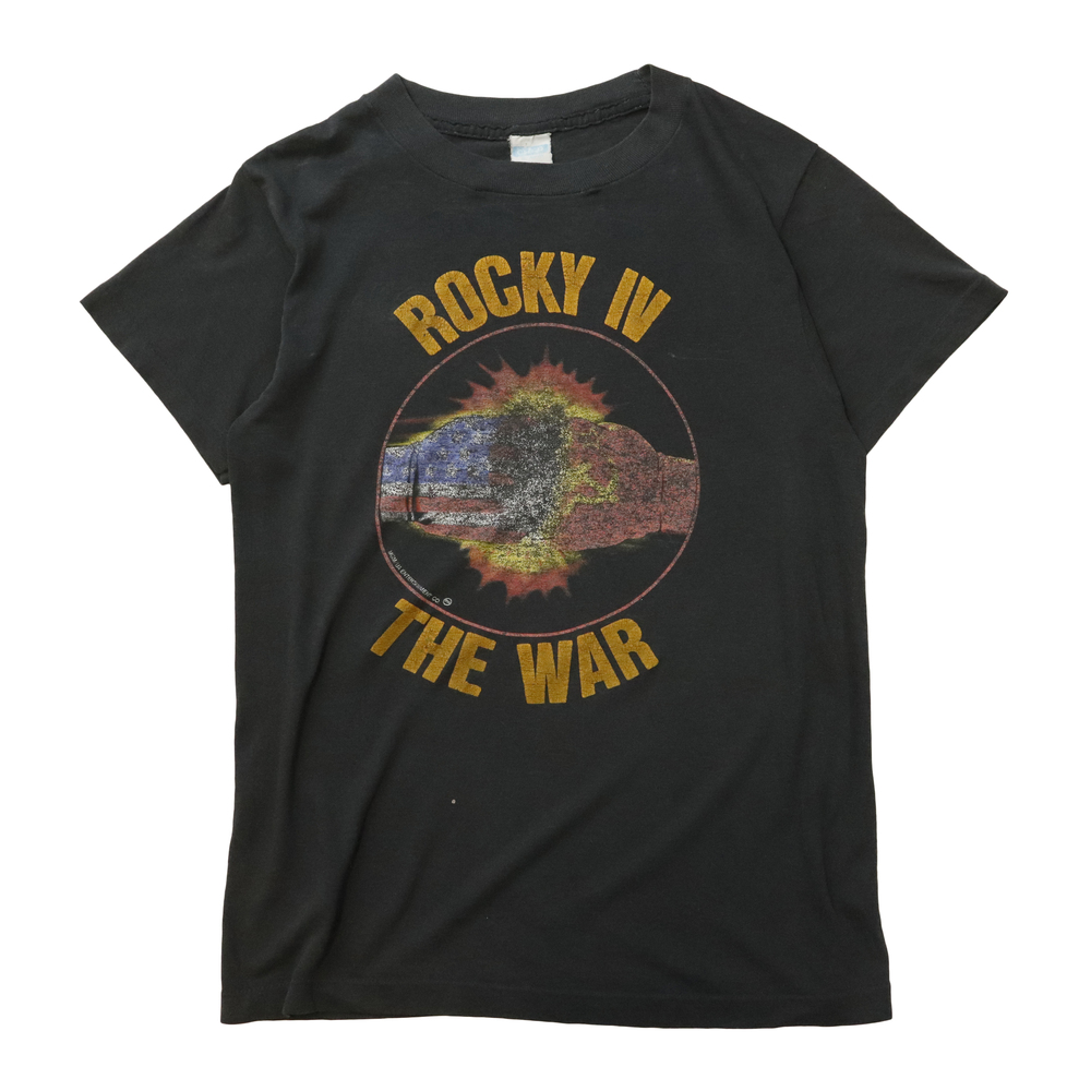 Vintage Rocky IV The War Movie Promo 80s Graphic T-Shirt Size M
